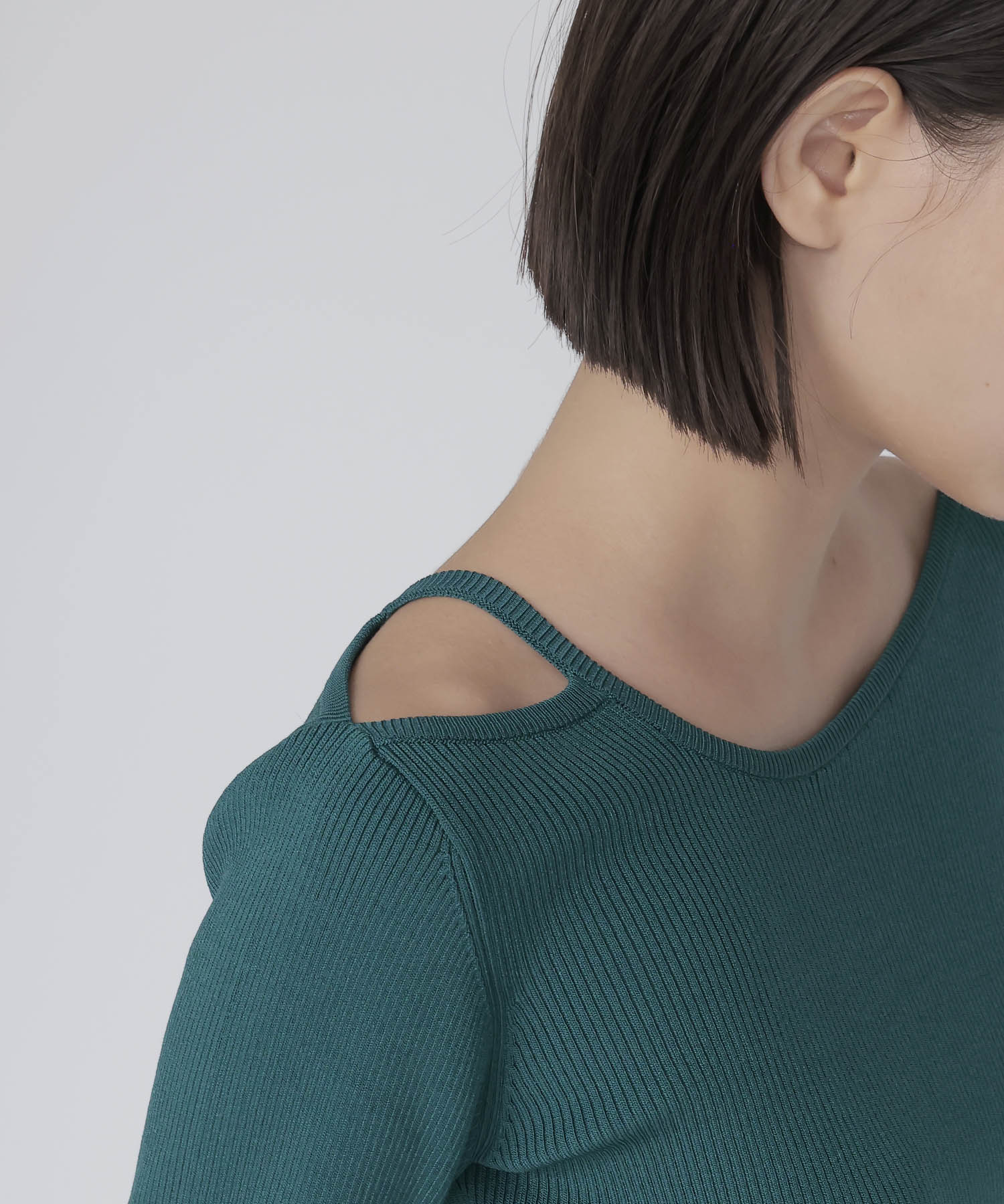 asymmetry rib pullover