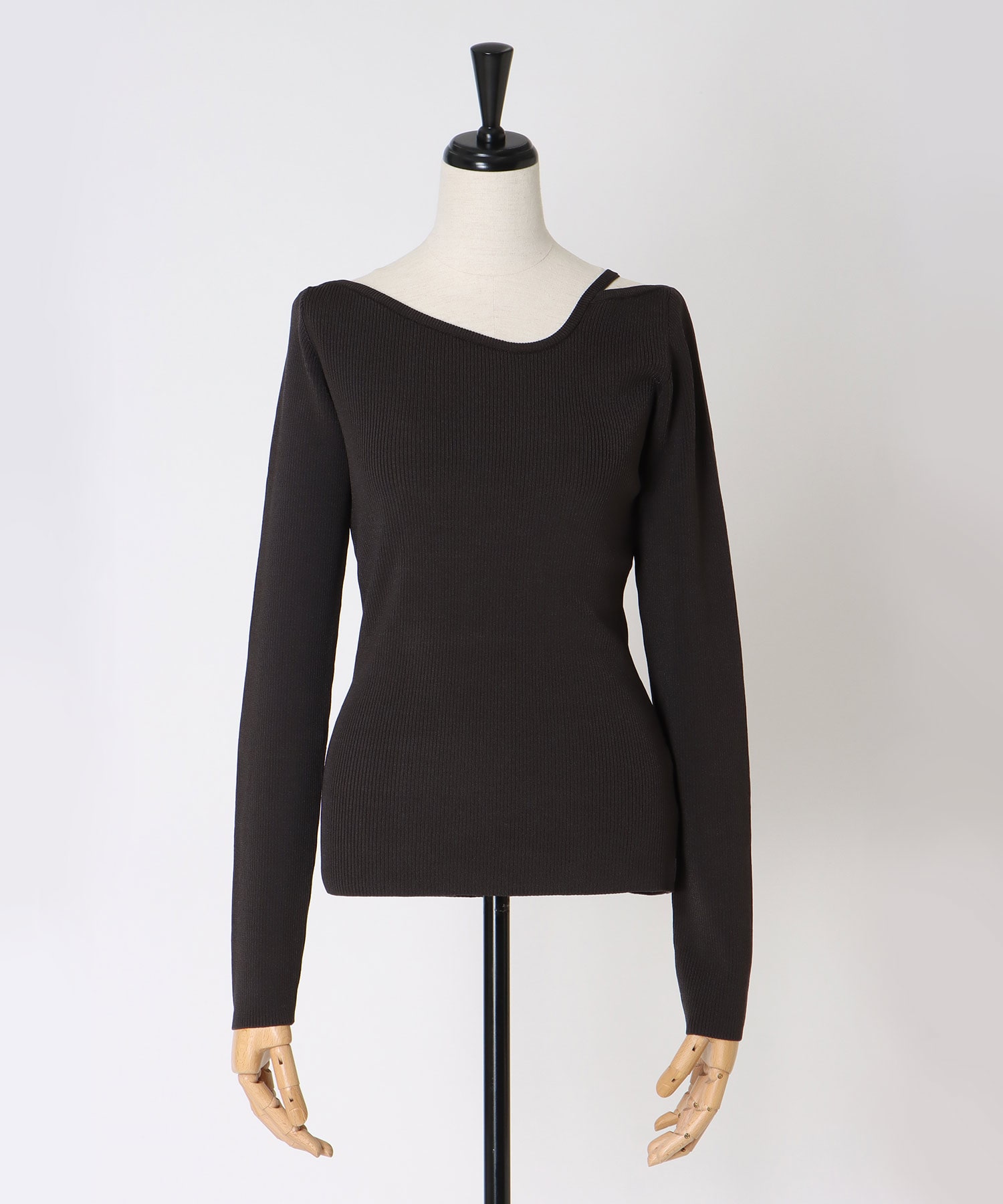 asymmetry rib pullover