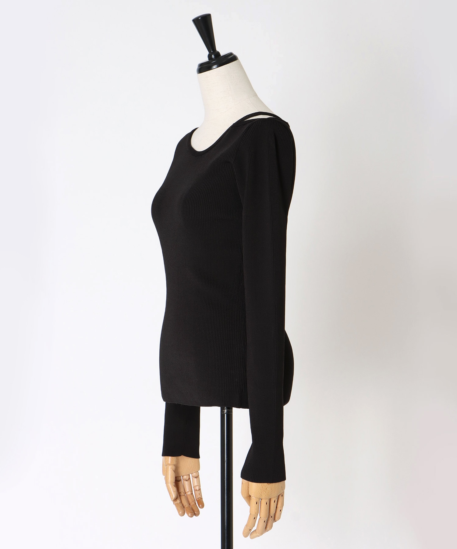 asymmetry rib pullover