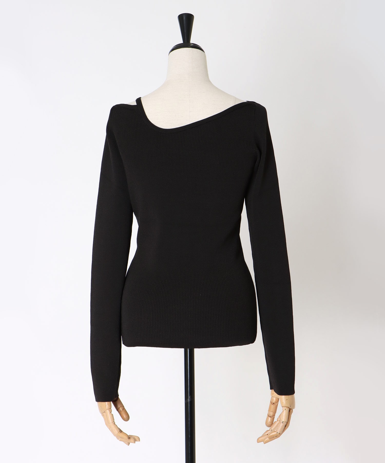 asymmetry rib pullover