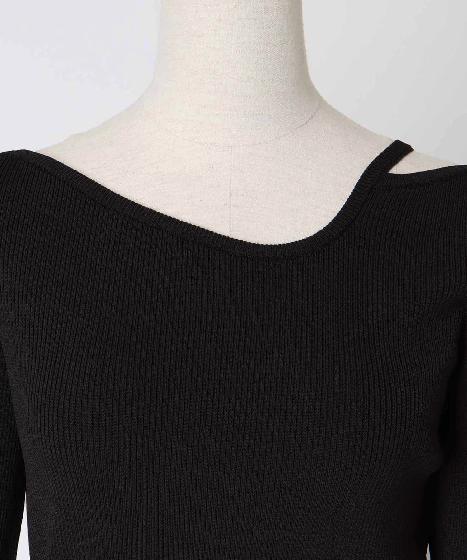 asymmetry rib pullover