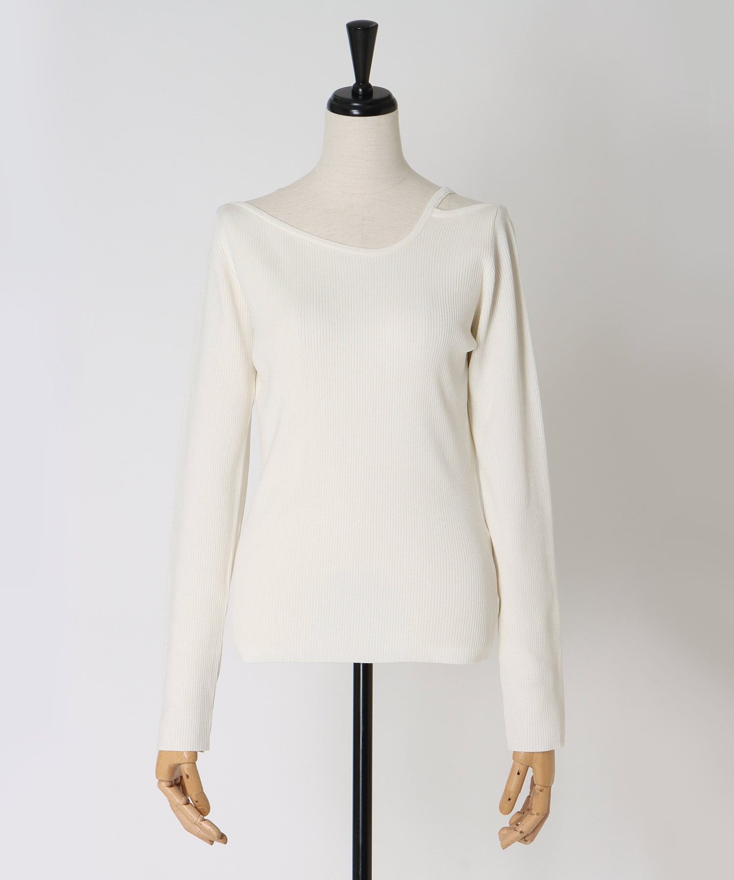 asymmetry rib pullover