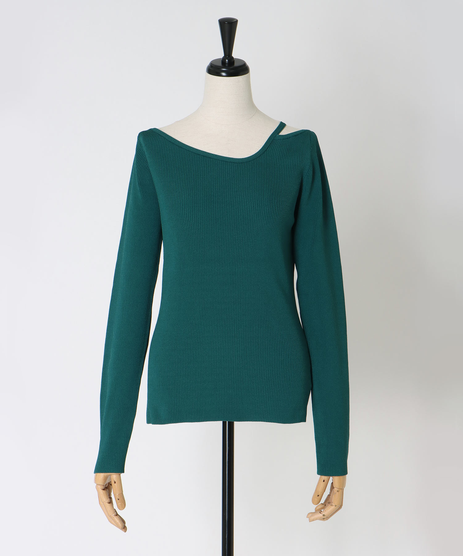asymmetry rib pullover