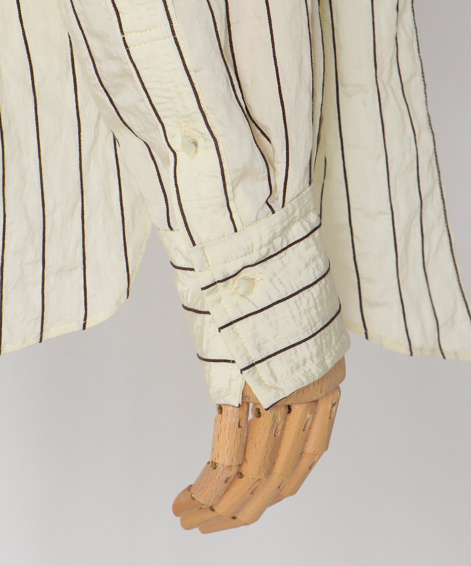 chenille stripe bow blouse
