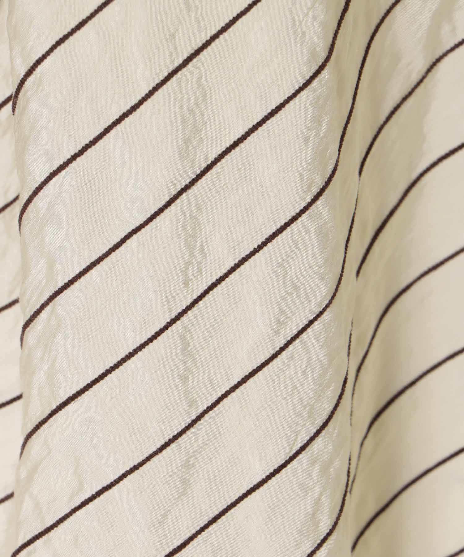 chenille stripe bow blouse