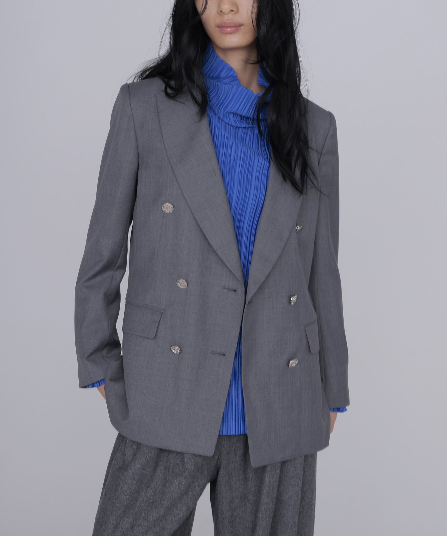 double breasted blazer