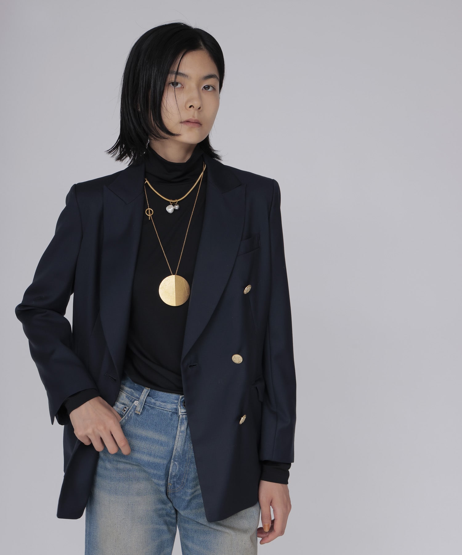 double breasted blazer