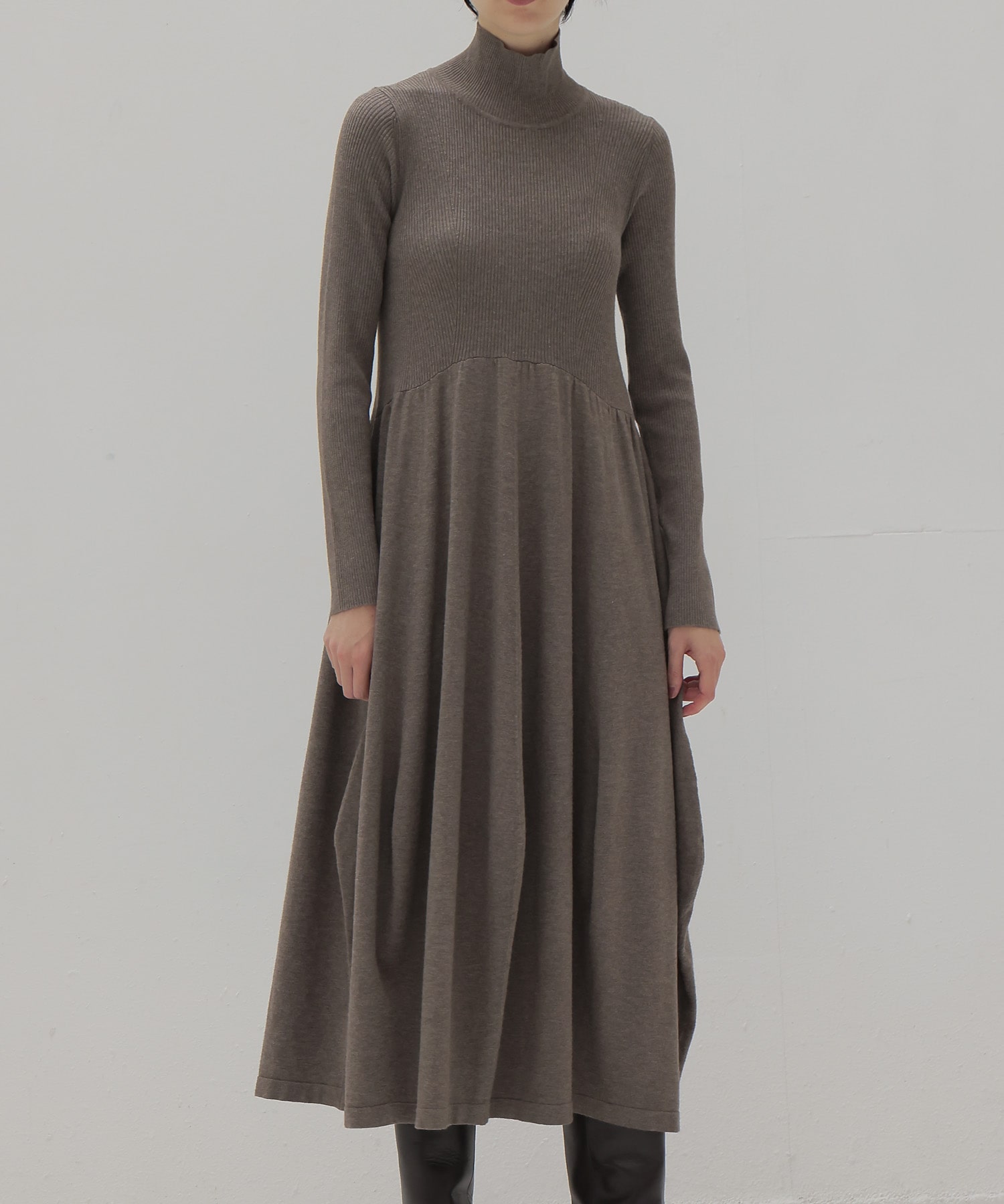 curve knit dress【2Sizes】