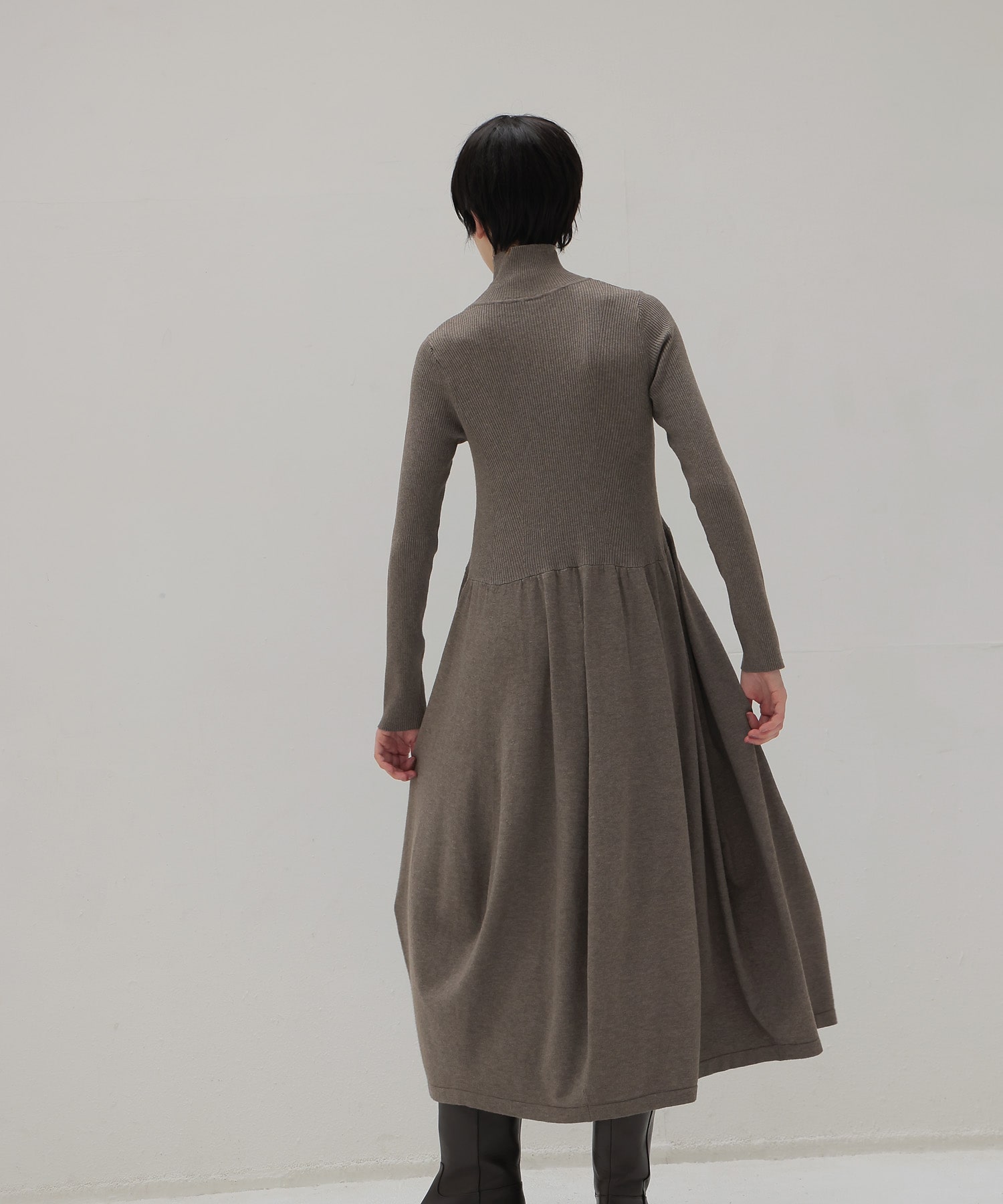 curve knit dress【2Sizes】
