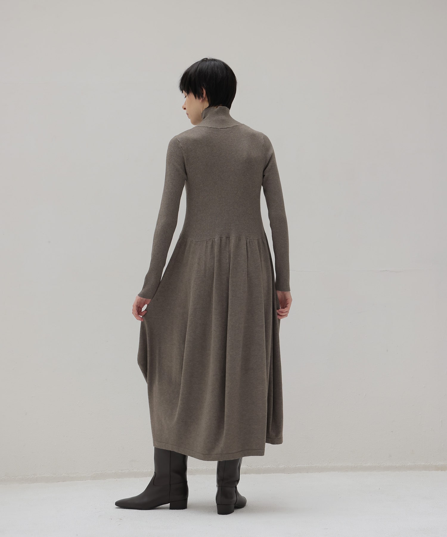 curve knit dress【2Sizes】