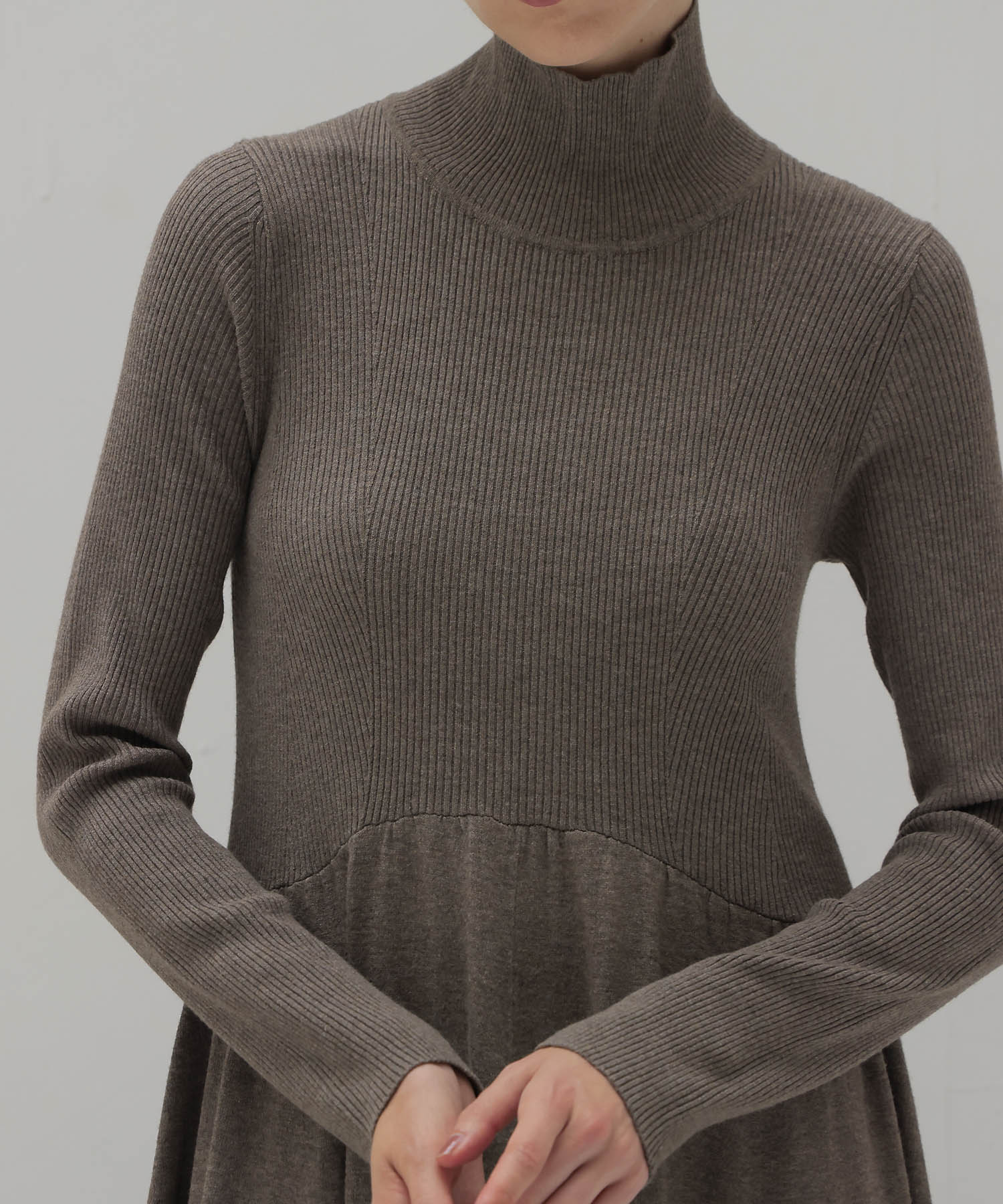 curve knit dress【2Sizes】