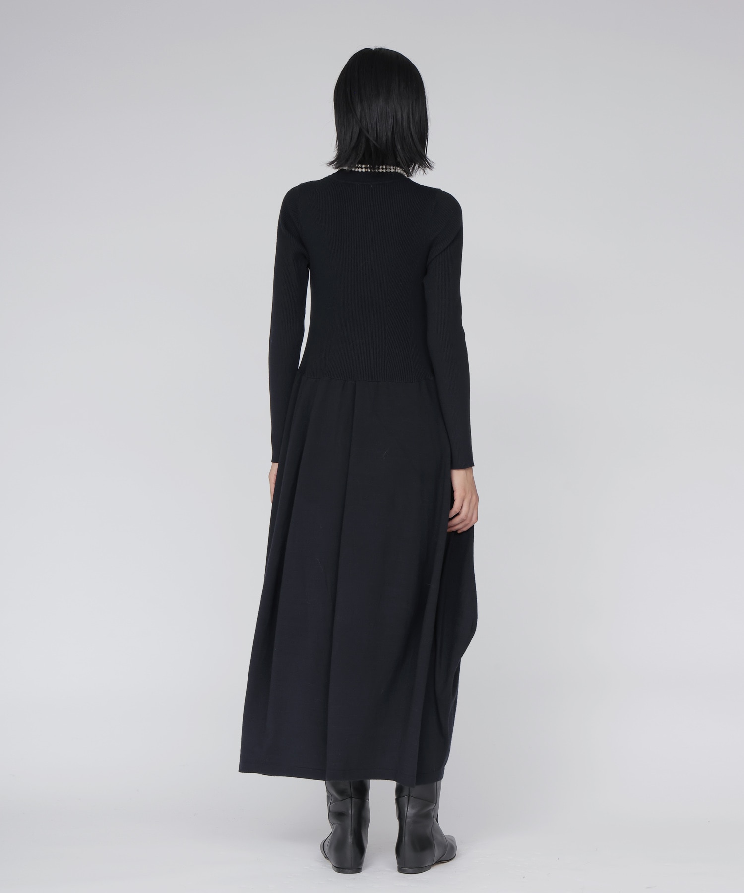 curve knit dress【2Sizes】