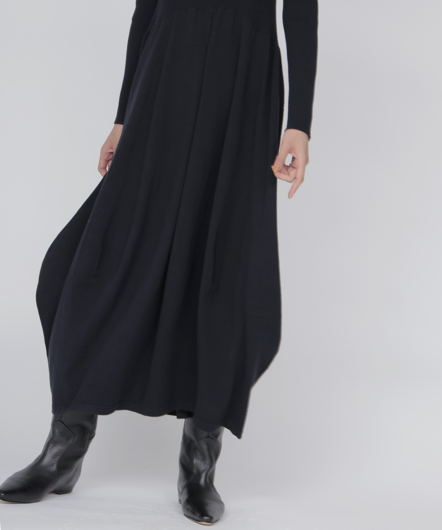 curve knit dress【2Sizes】