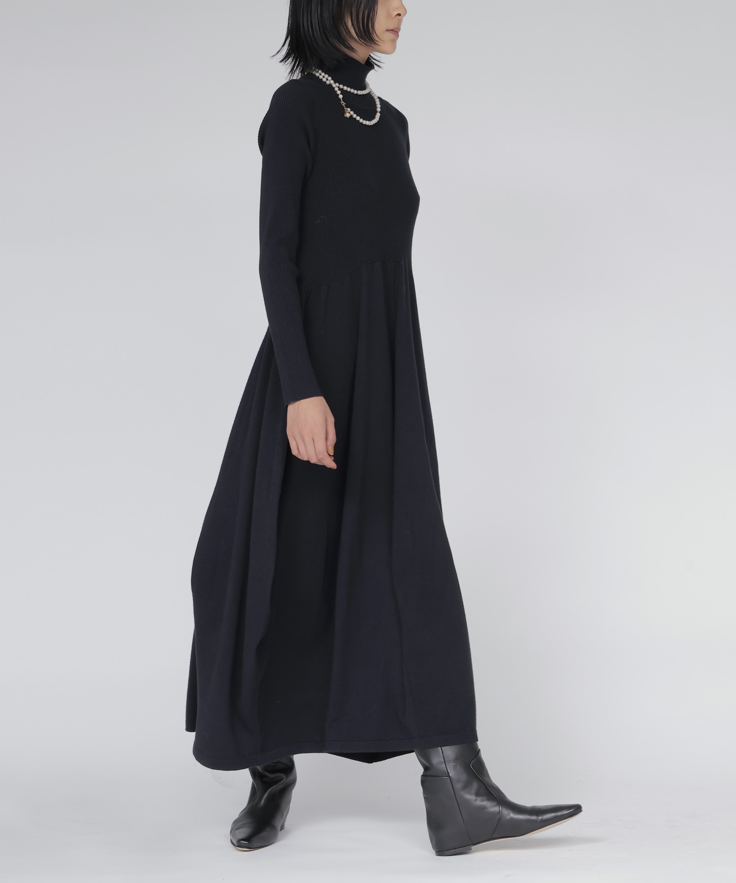 curve knit dress【2Sizes】