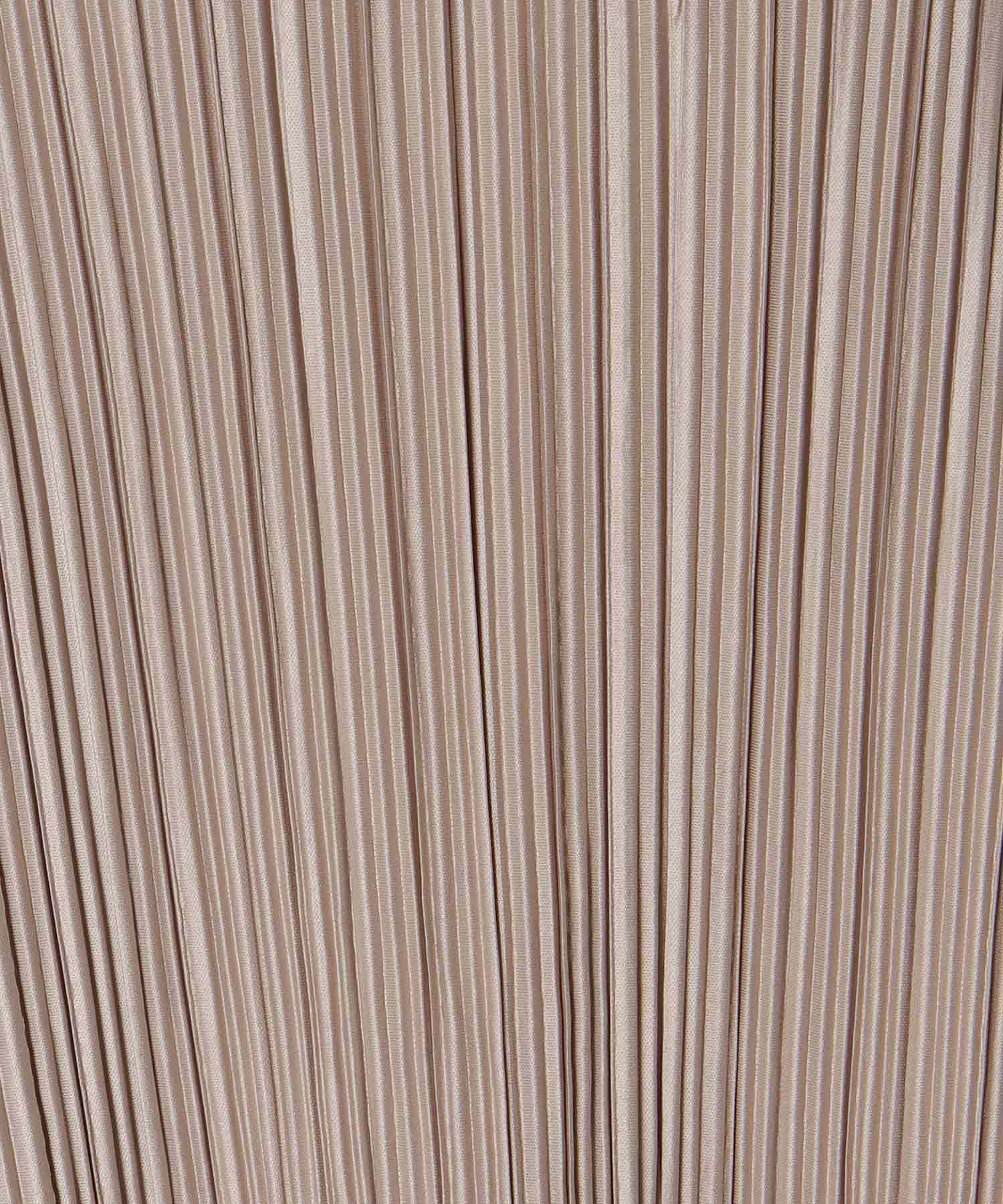 pleats funnel neck dress