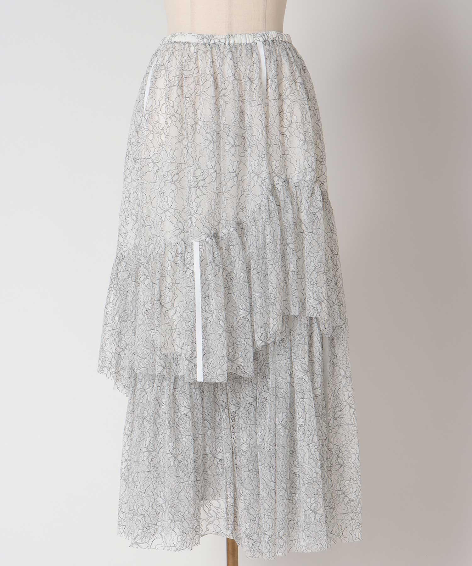 lace tiered skirt