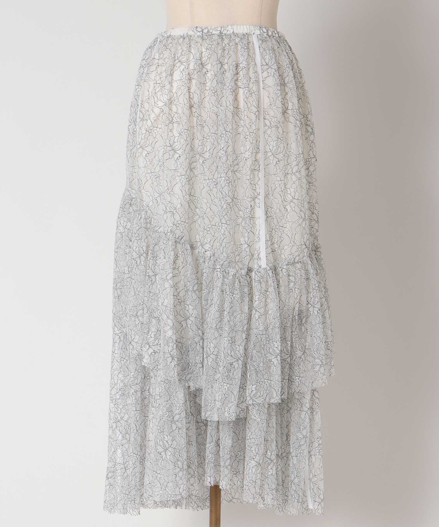 lace tiered skirt