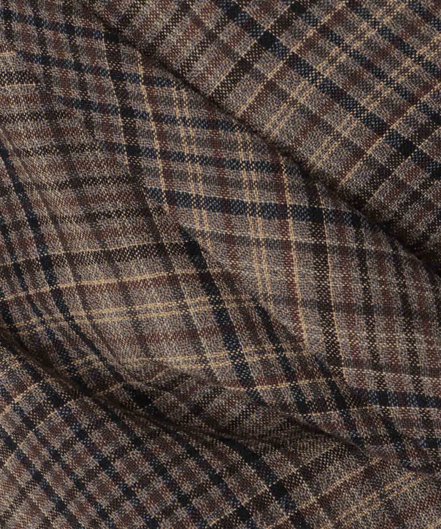 knot design check skirt