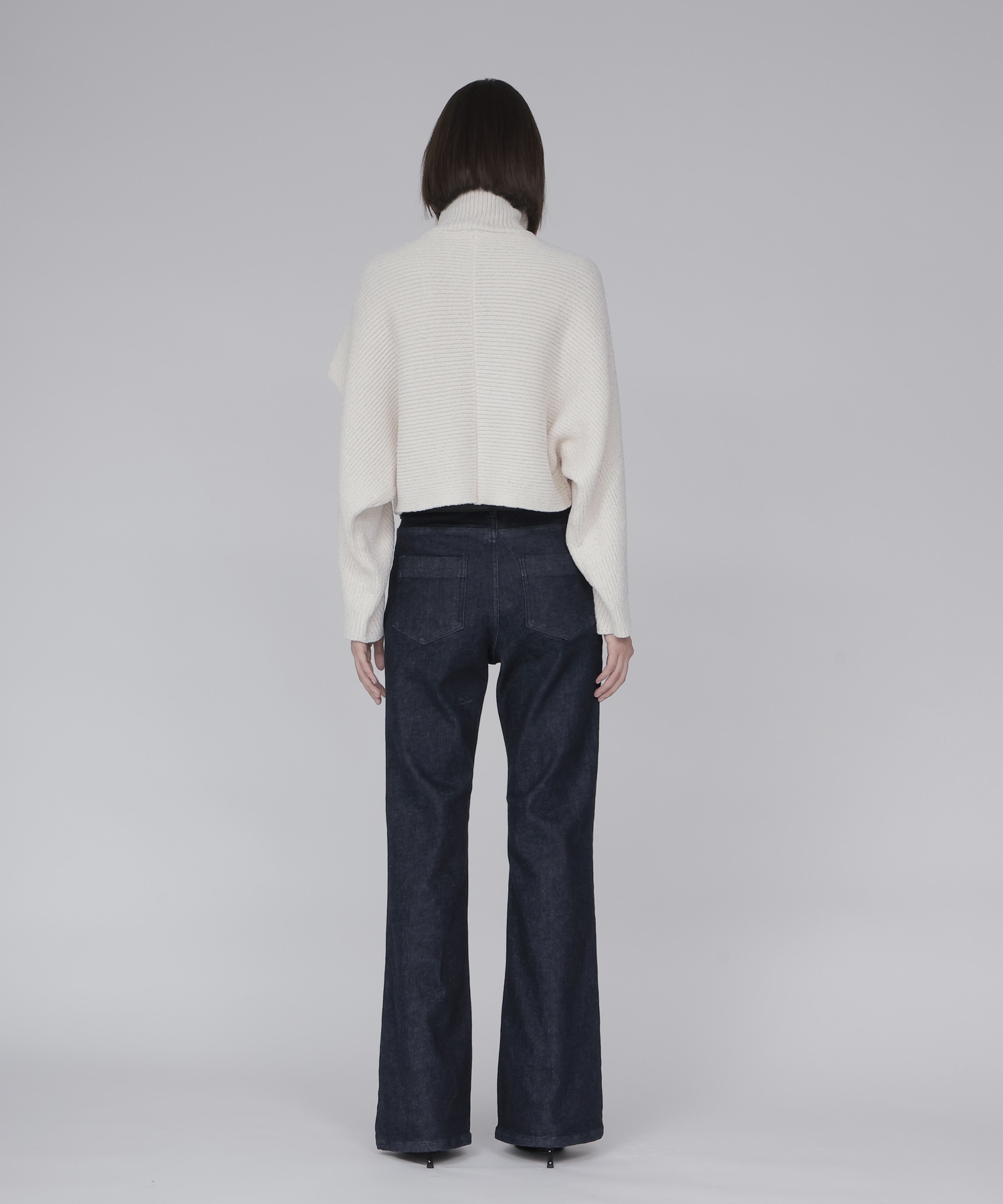 denim flare pants