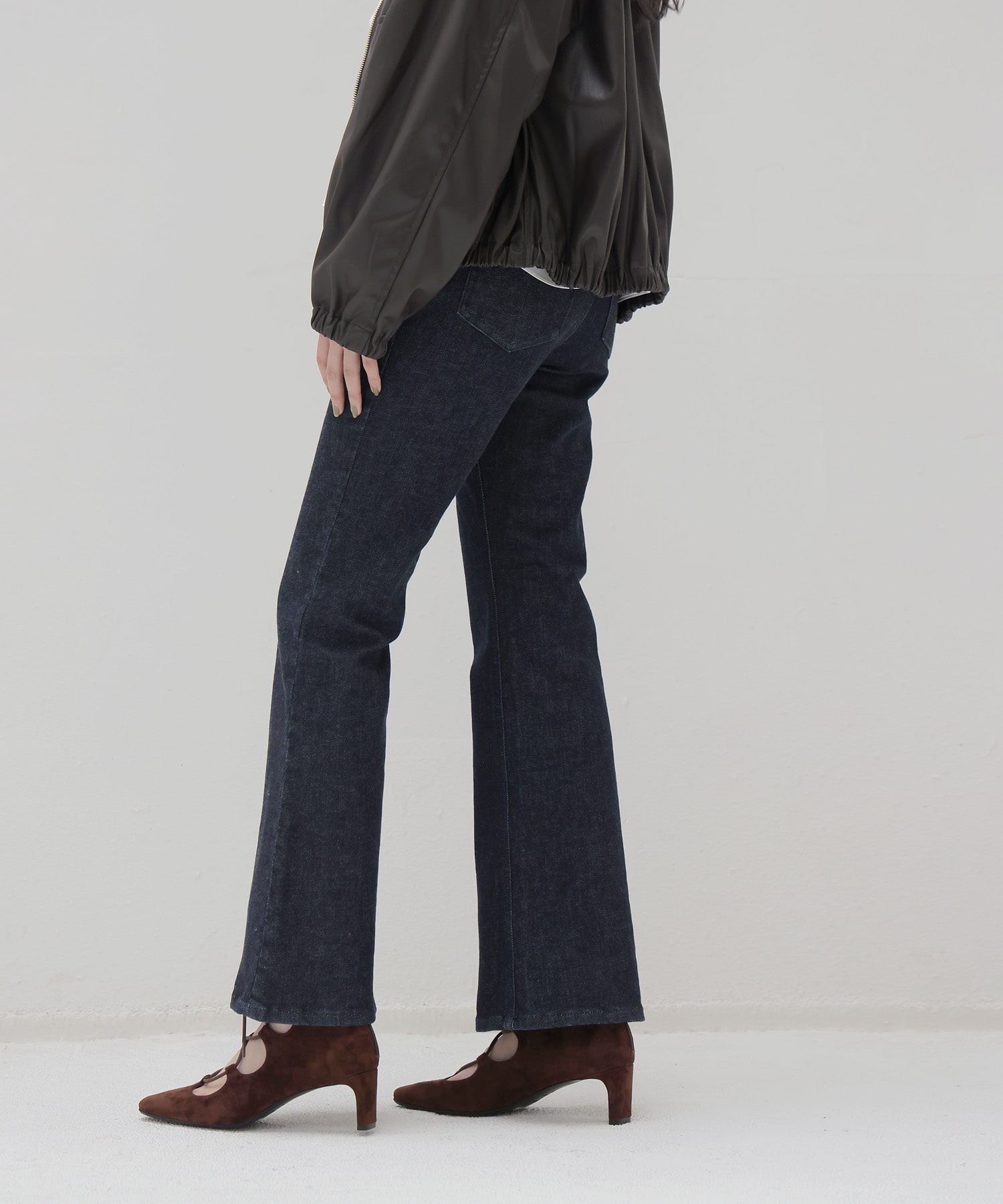 denim flare pants