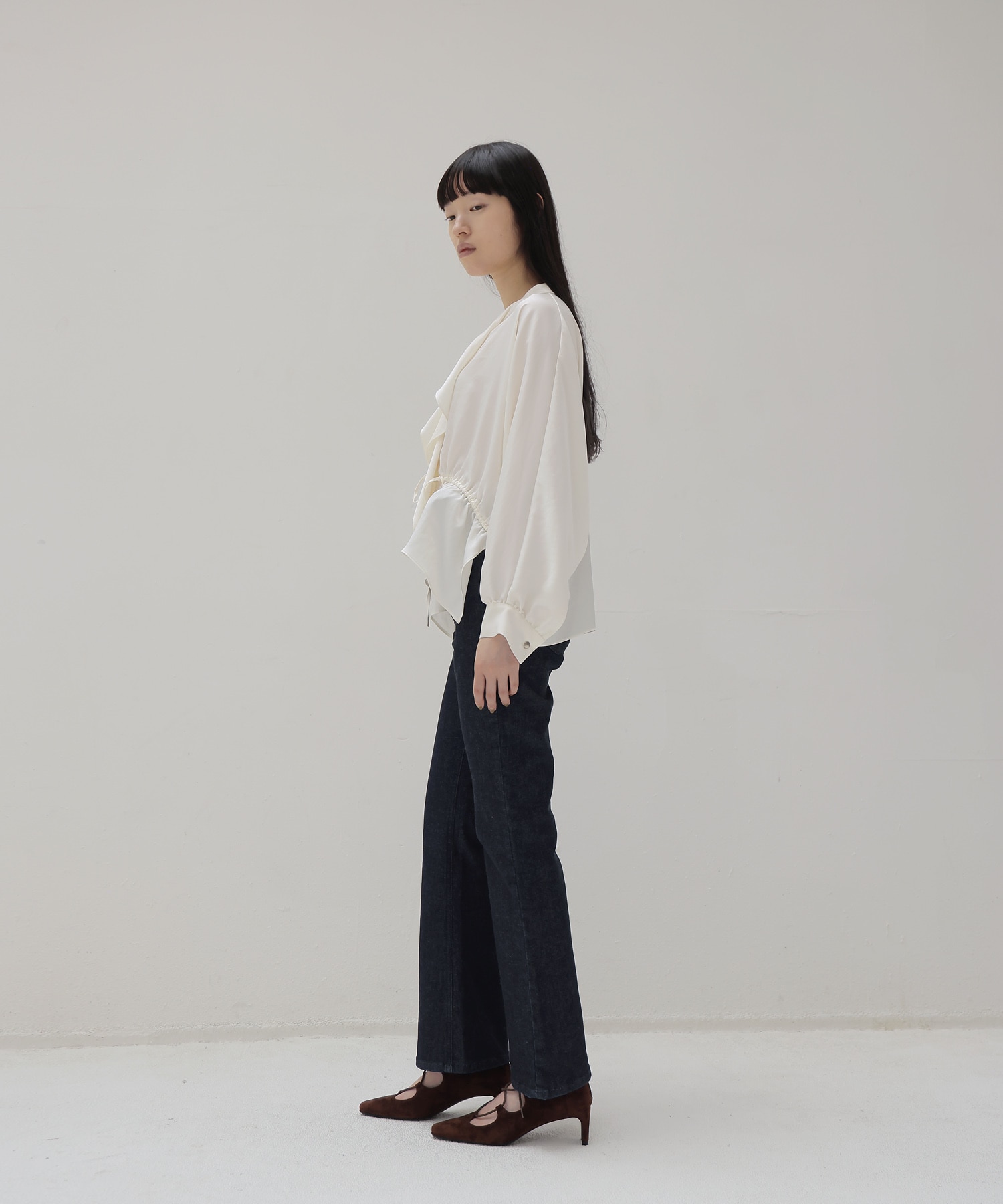 denim flare pants