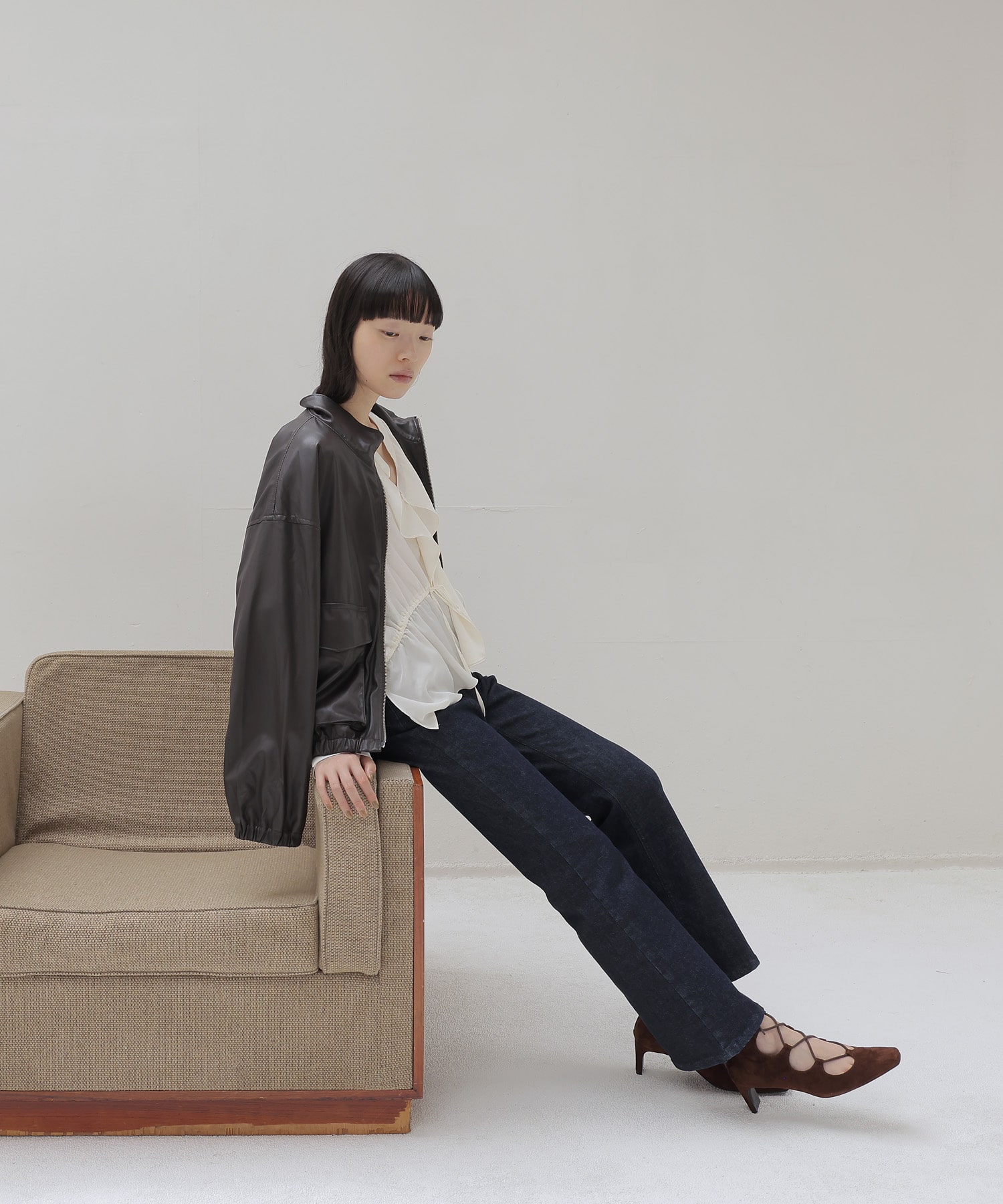 denim flare pants