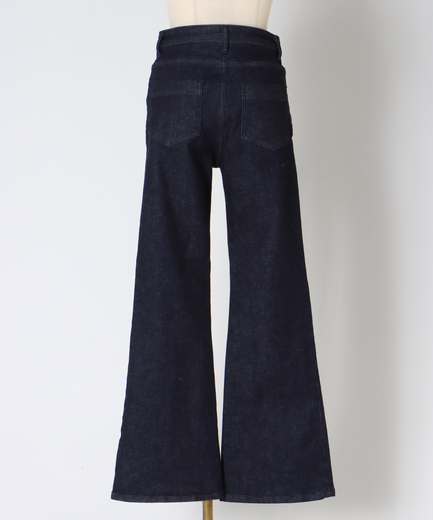 denim flare pants