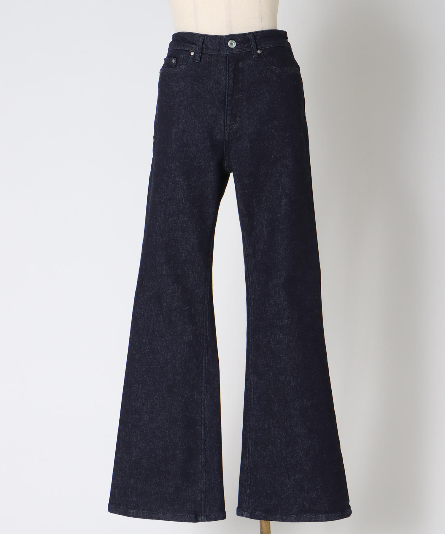 denim flare pants