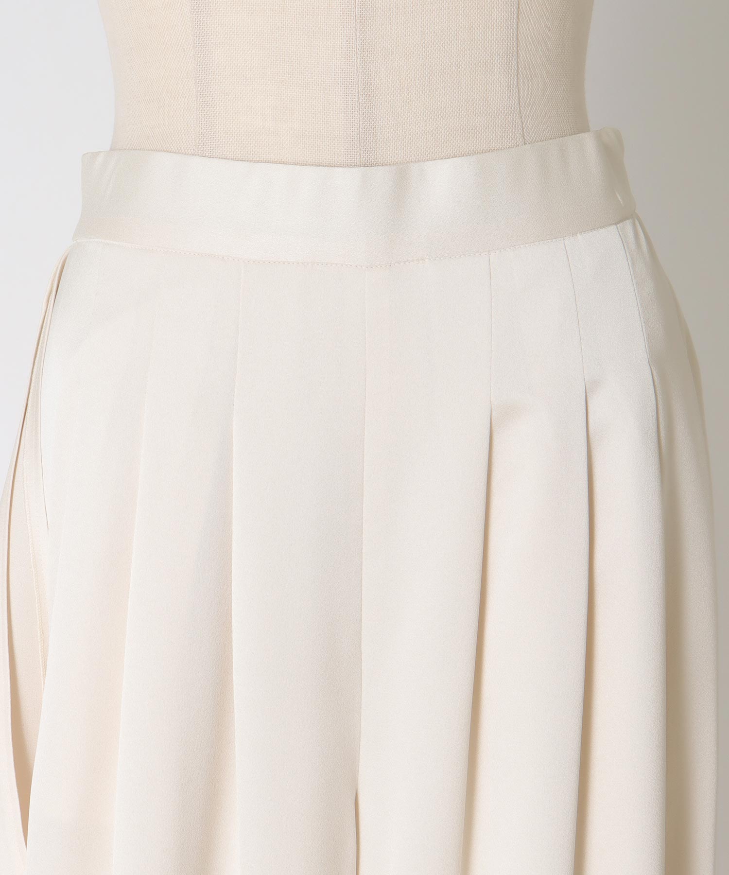 classy tuck asymmetry drape pants