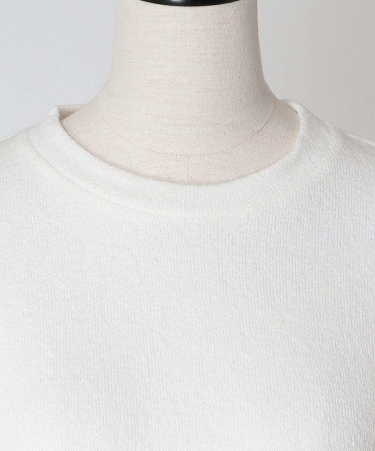 airy soft jersey crew neck pull
