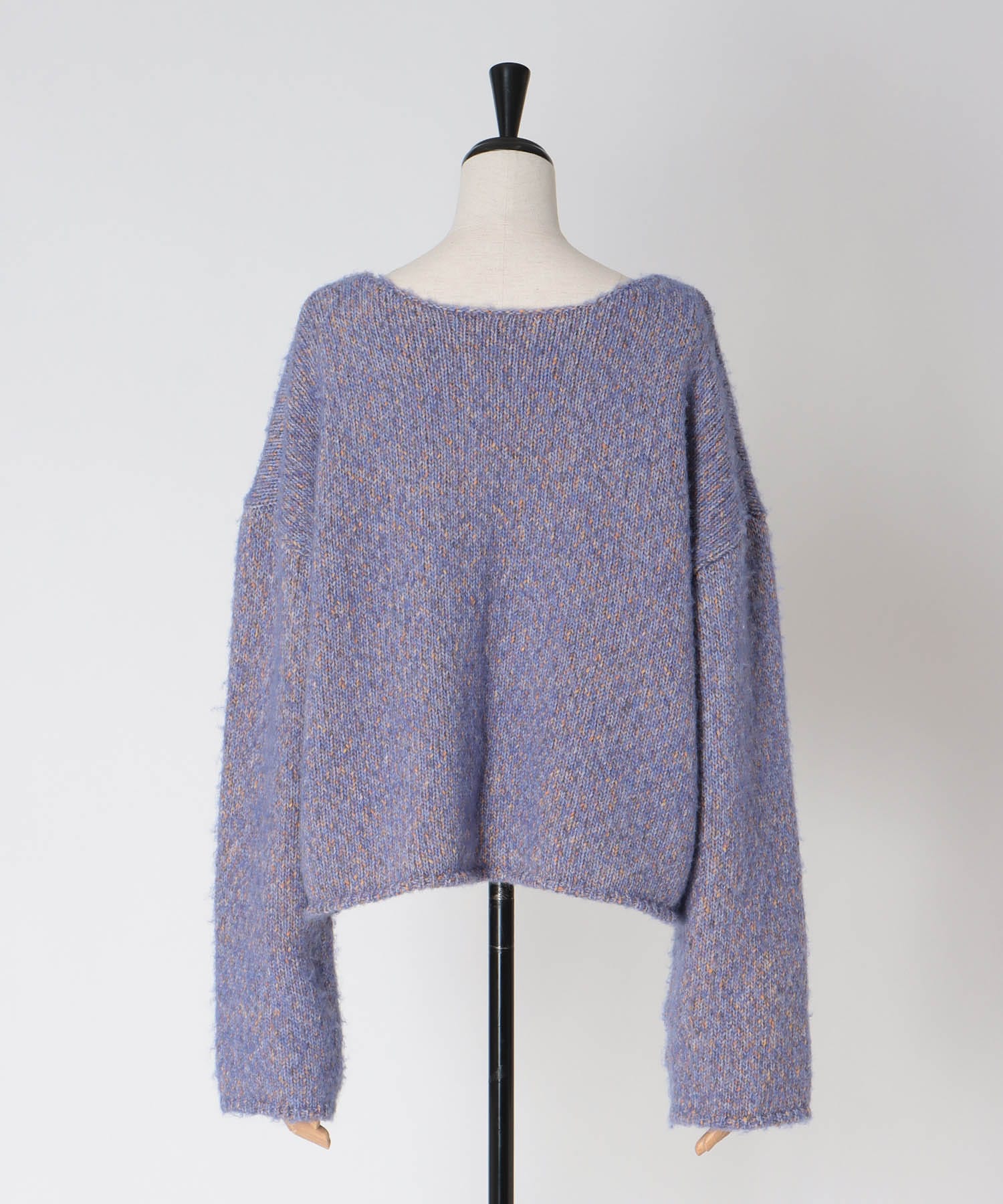 scarf-Vneck pullover