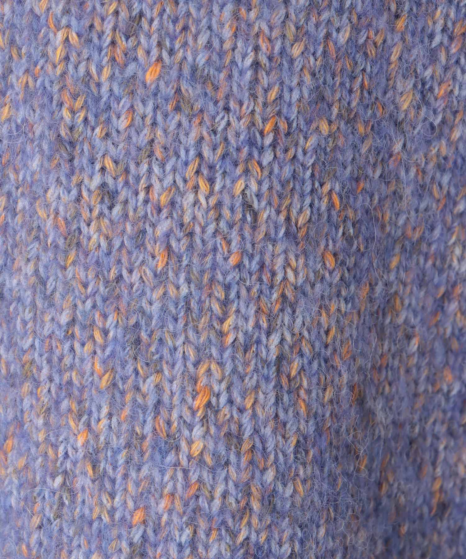 scarf-Vneck pullover