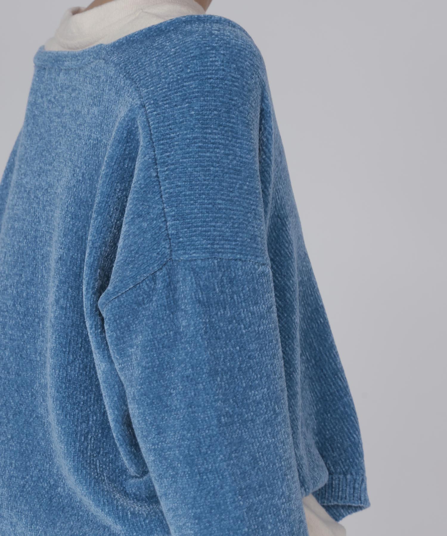 velours Vneck pullover