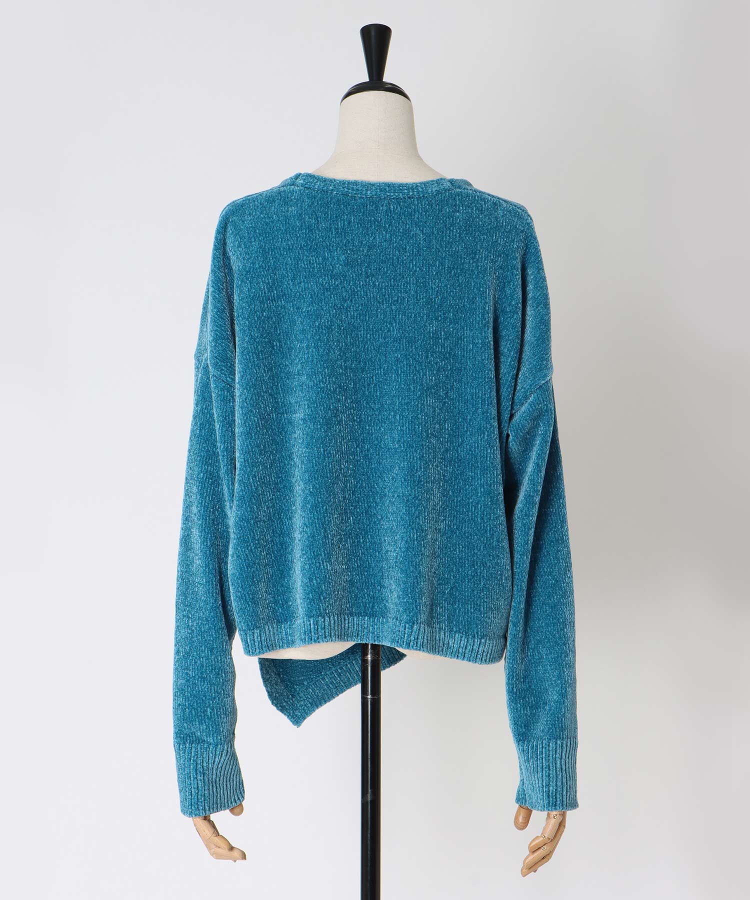 velours Vneck pullover