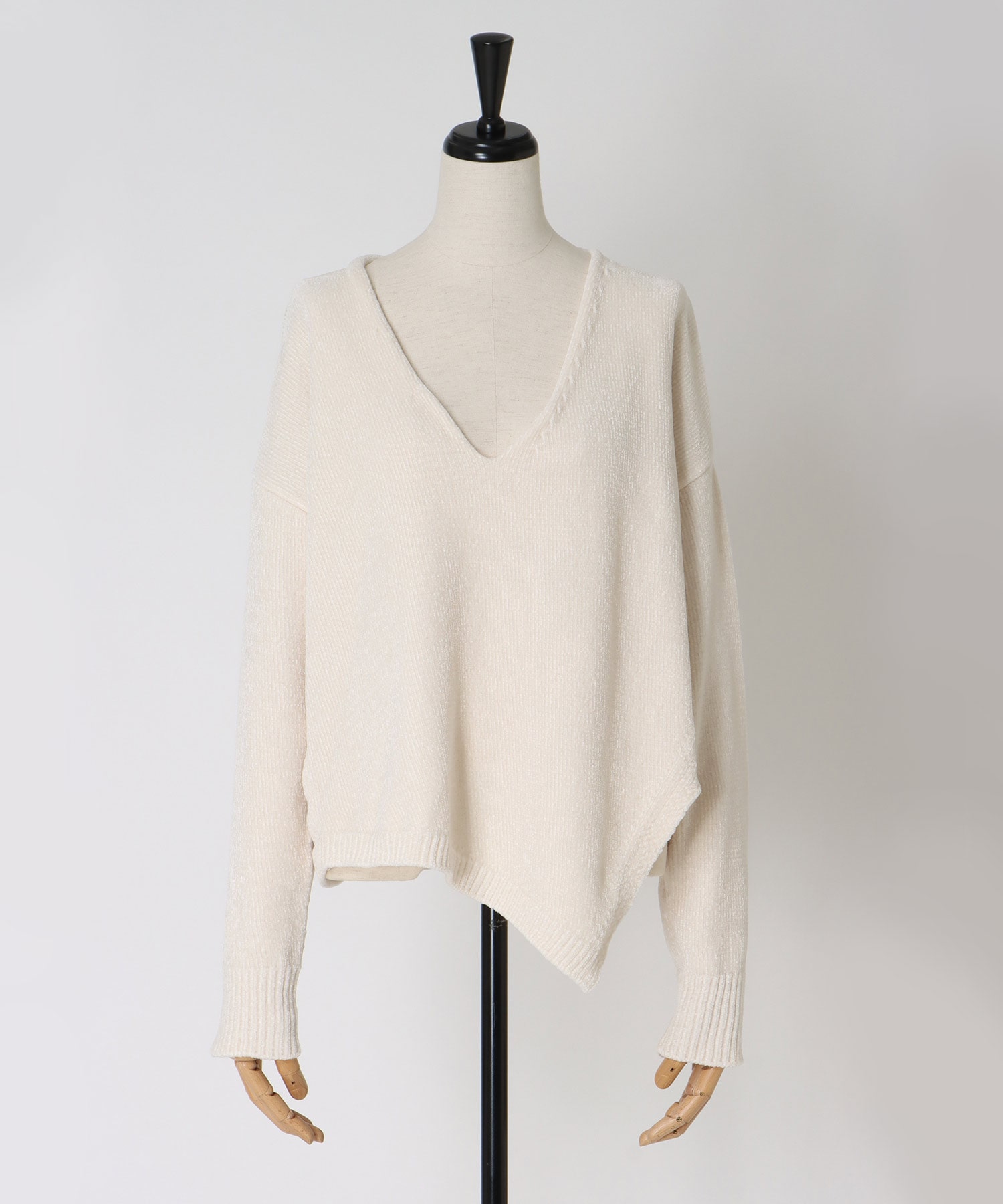velours Vneck pullover