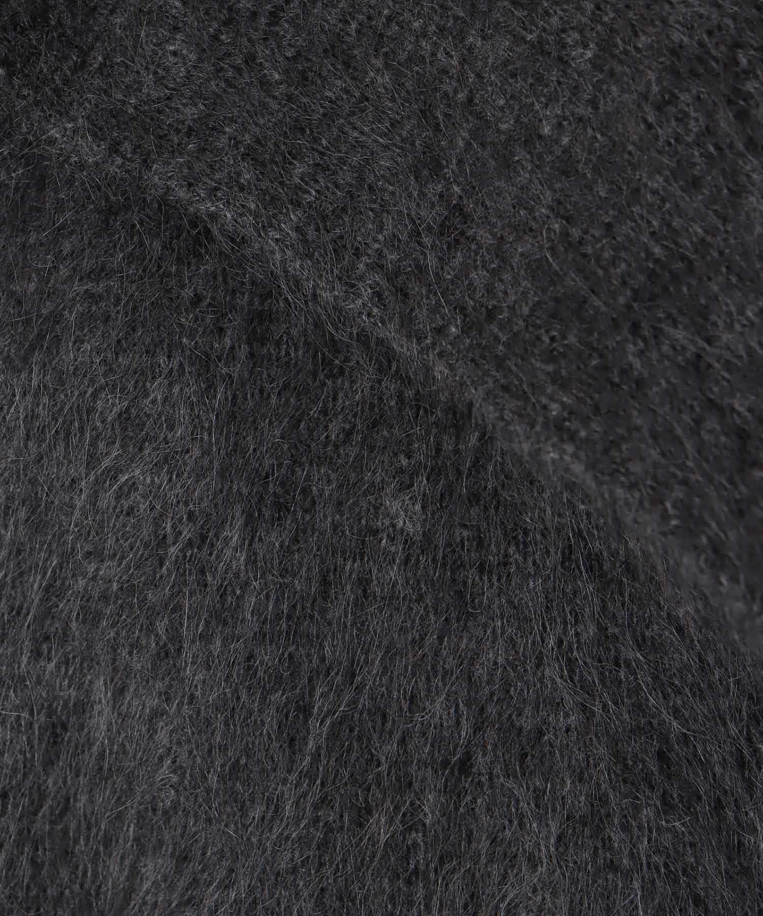 YAK asymmetric knit jacket