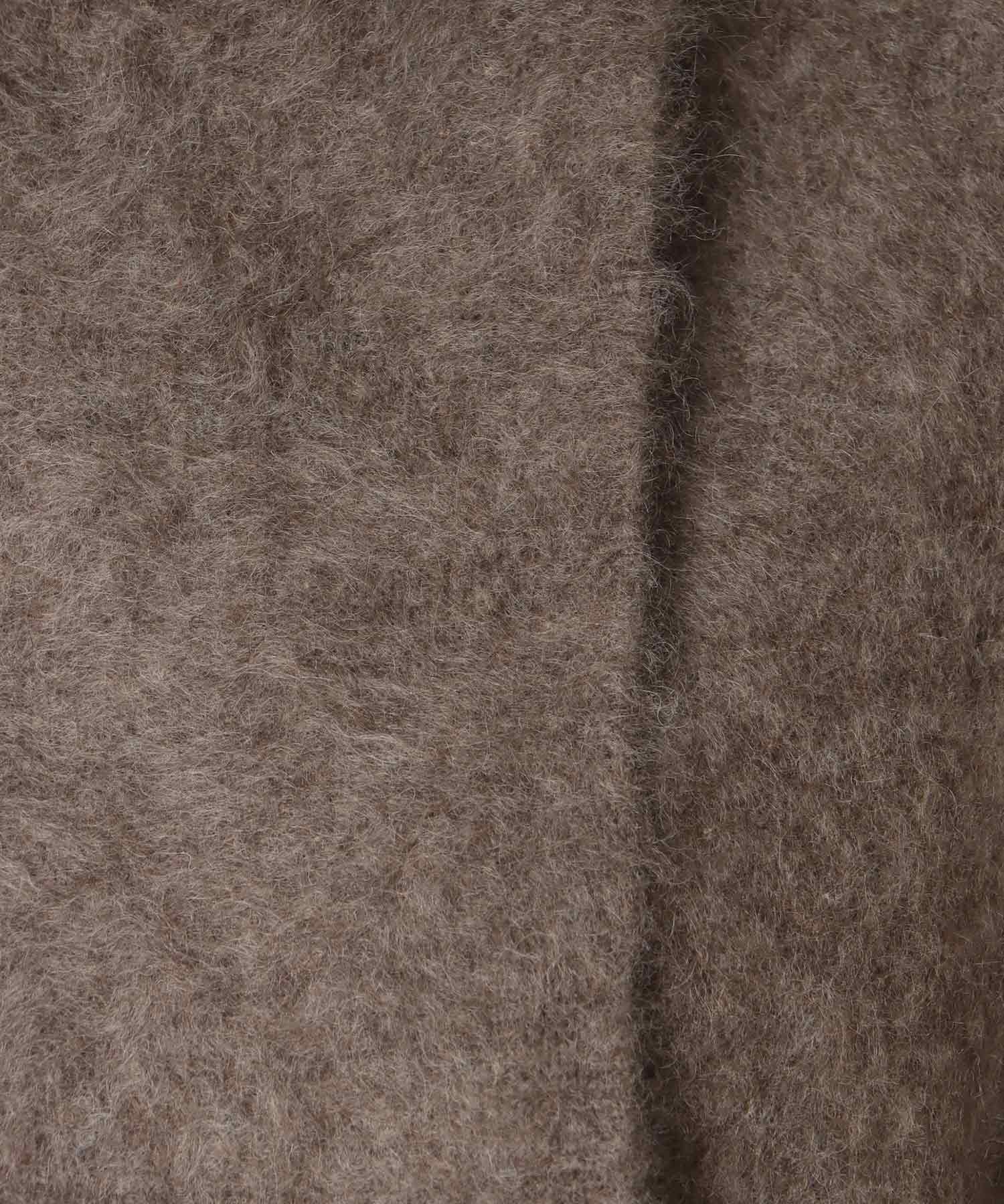 YAK asymmetric knit jacket