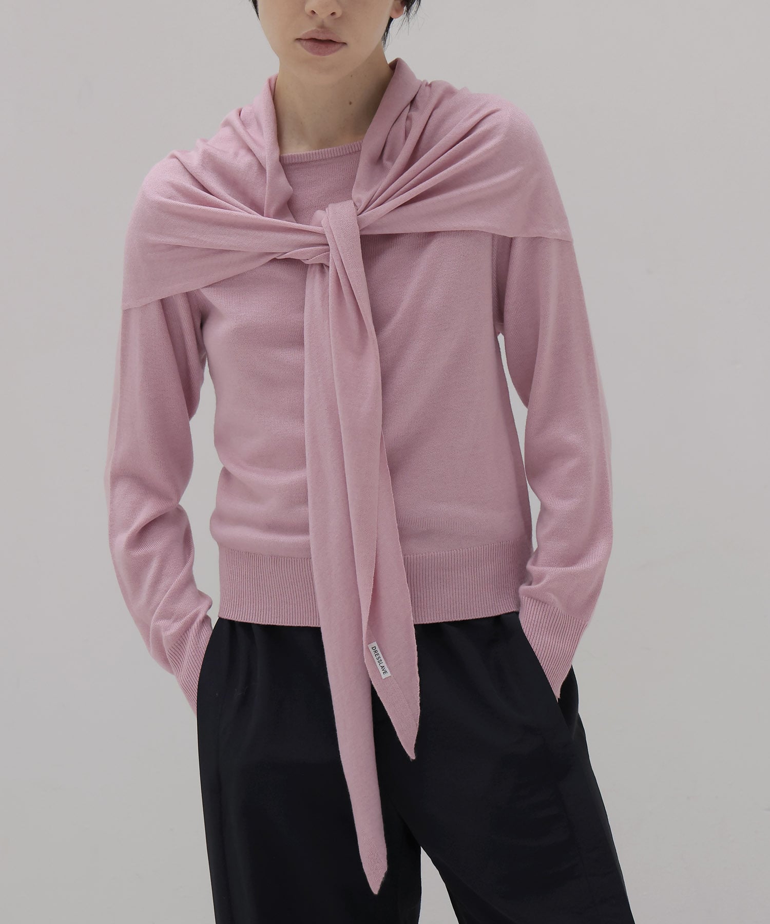 ace/ca scarf x pullover twinset