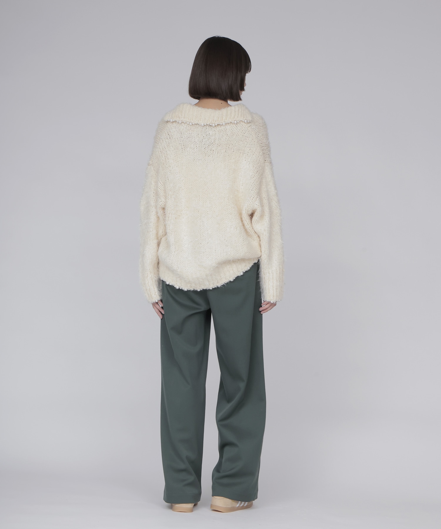 ≪EXCLUSIVE≫ tussah silk feather tops