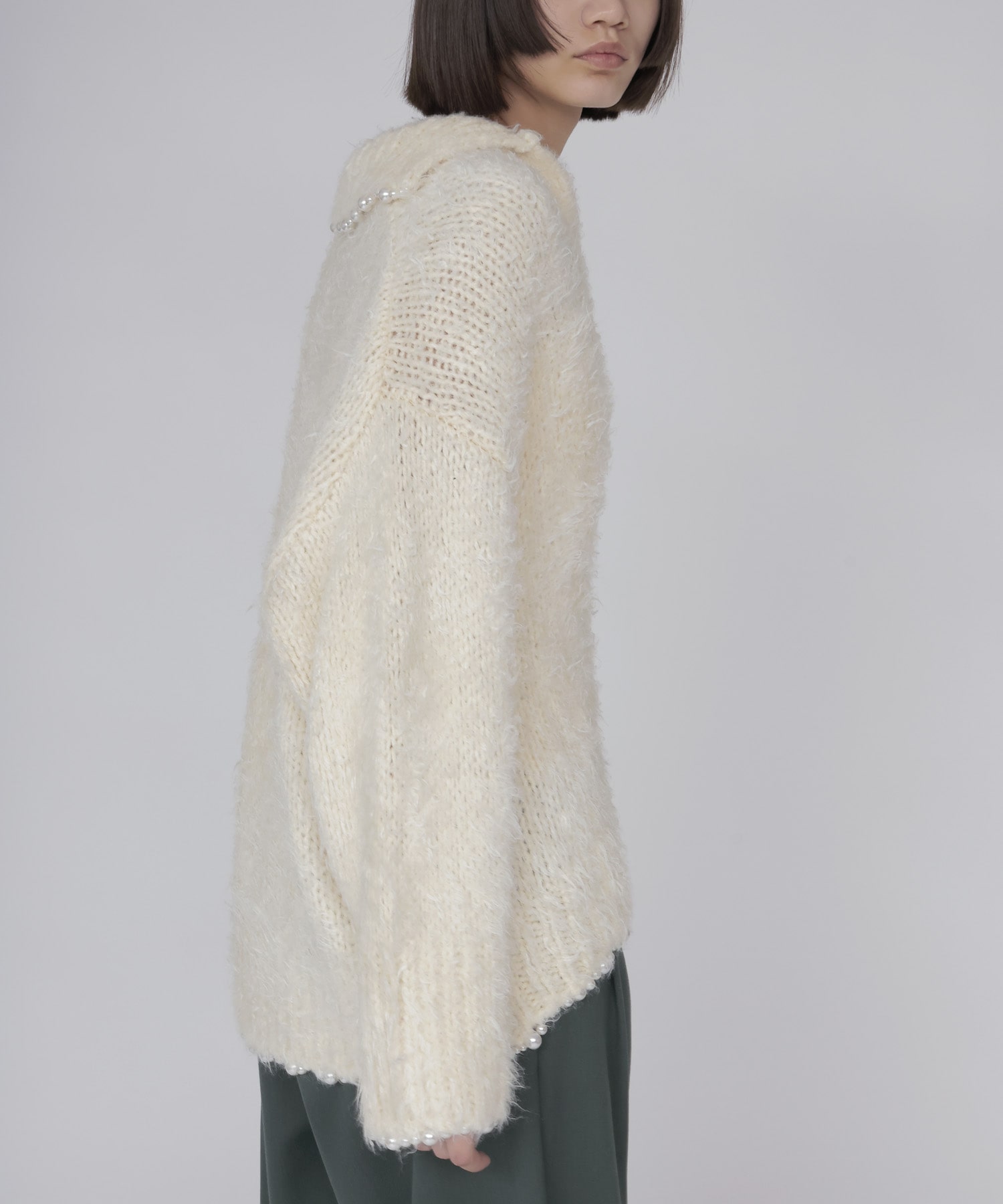 ≪EXCLUSIVE≫ tussah silk feather tops