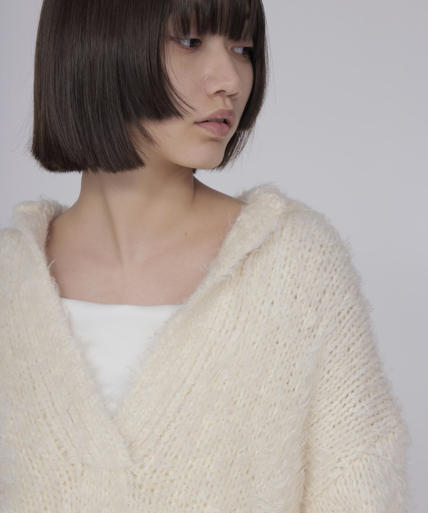 ≪EXCLUSIVE≫ tussah silk feather tops