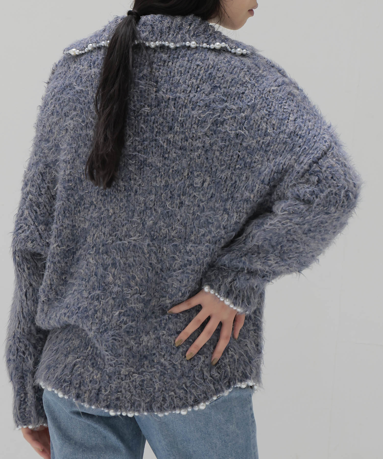≪EXCLUSIVE≫ tussah silk feather tops