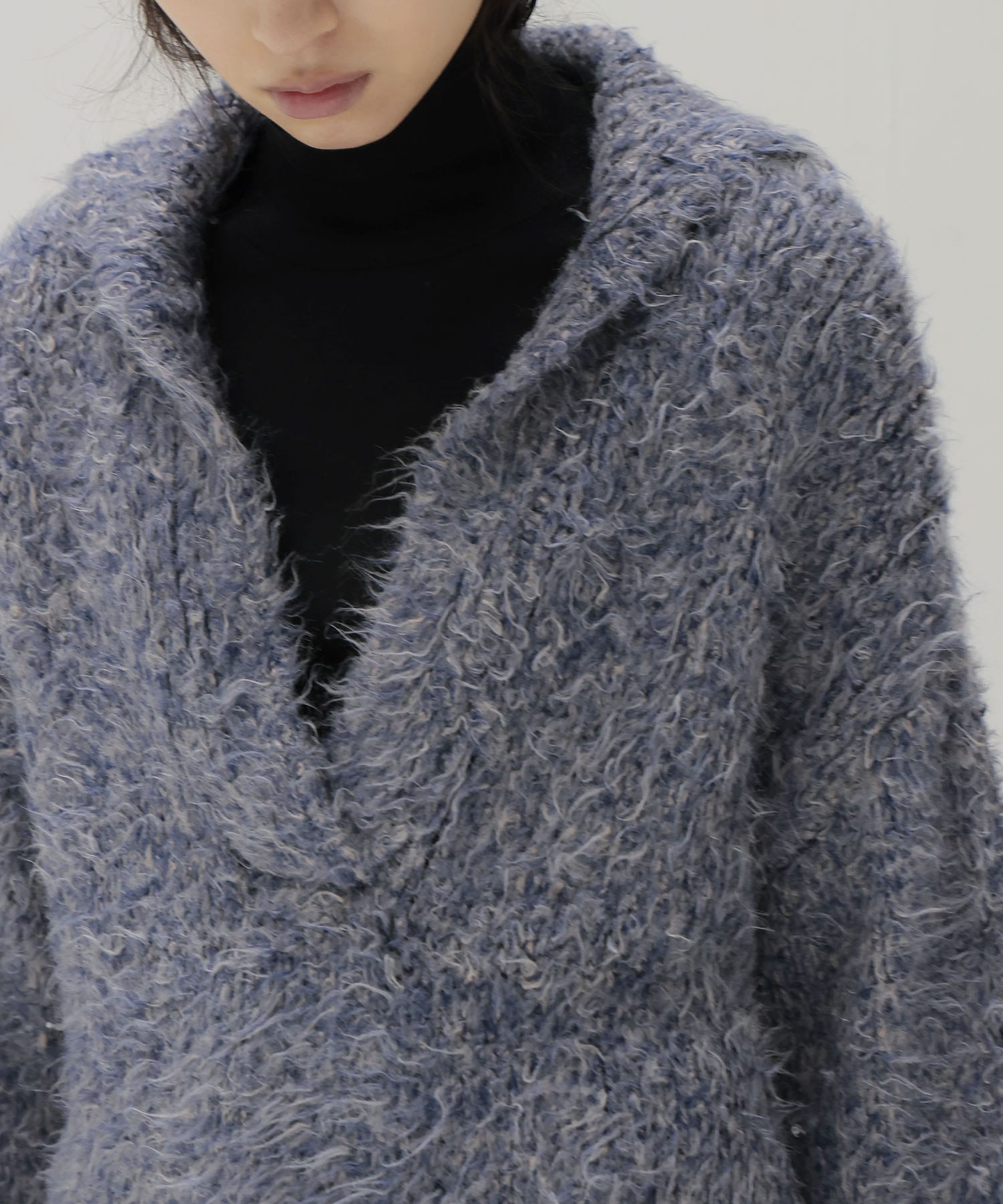 ≪EXCLUSIVE≫ tussah silk feather tops