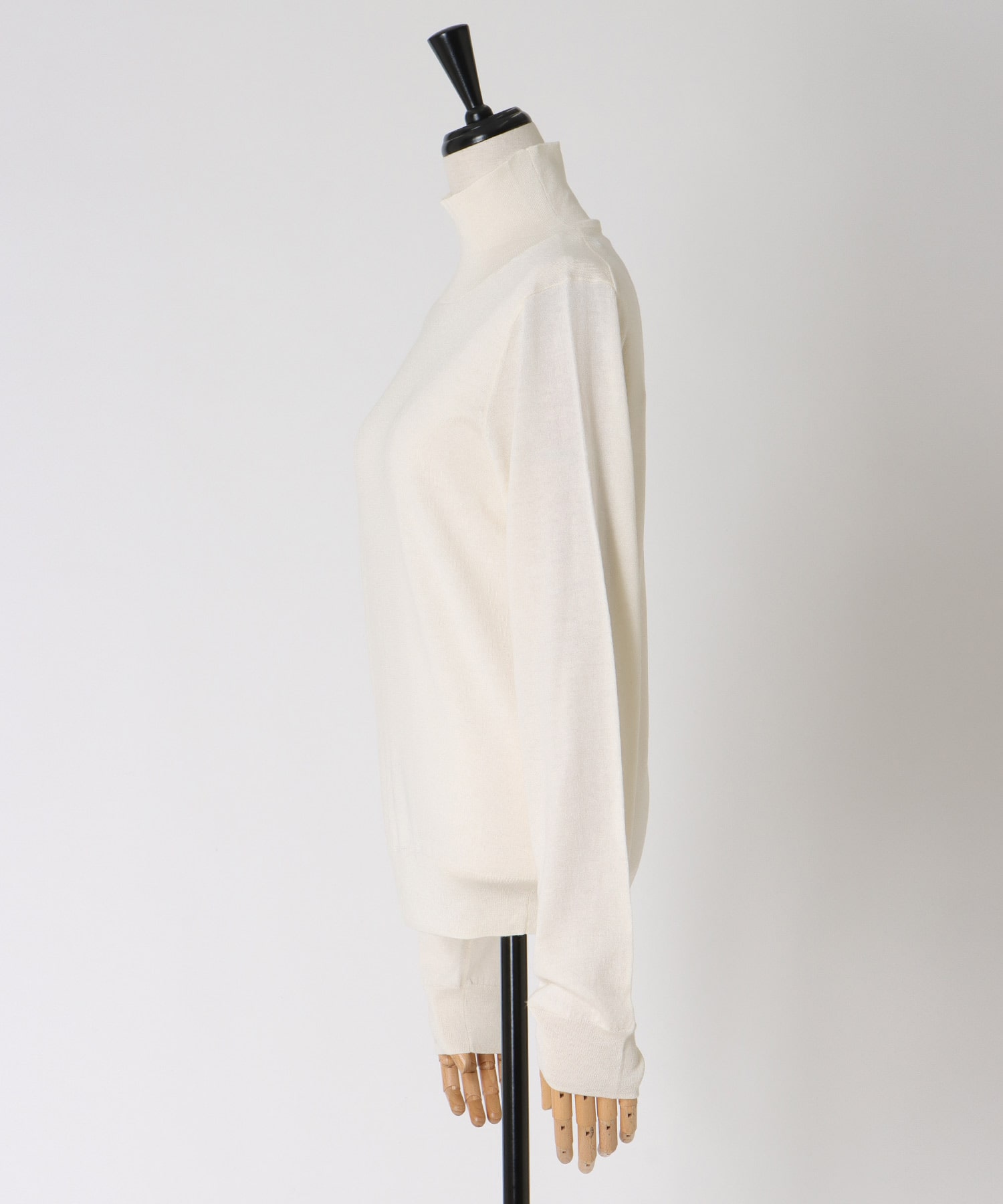wool sijk highneck pull