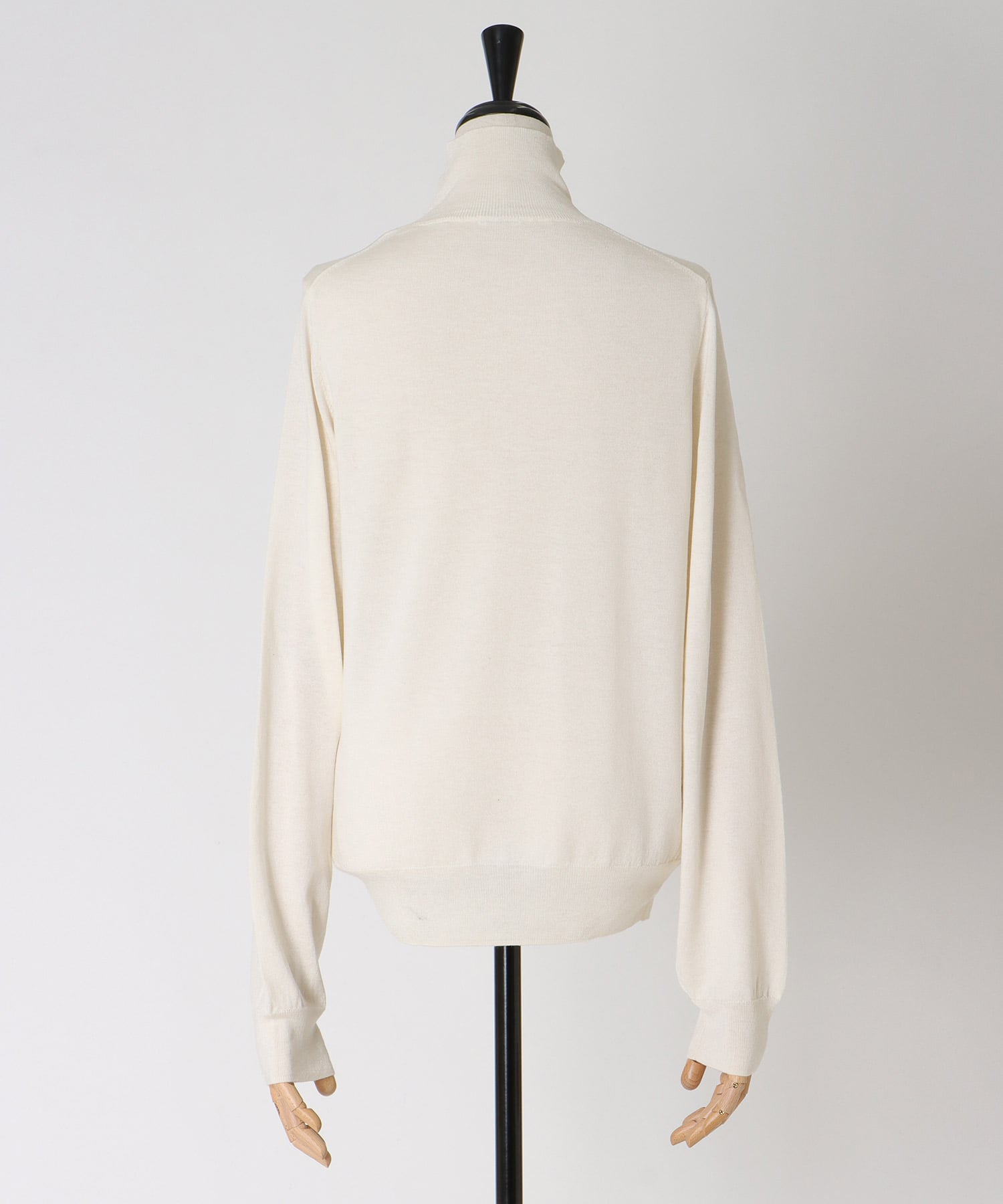 wool sijk highneck pull