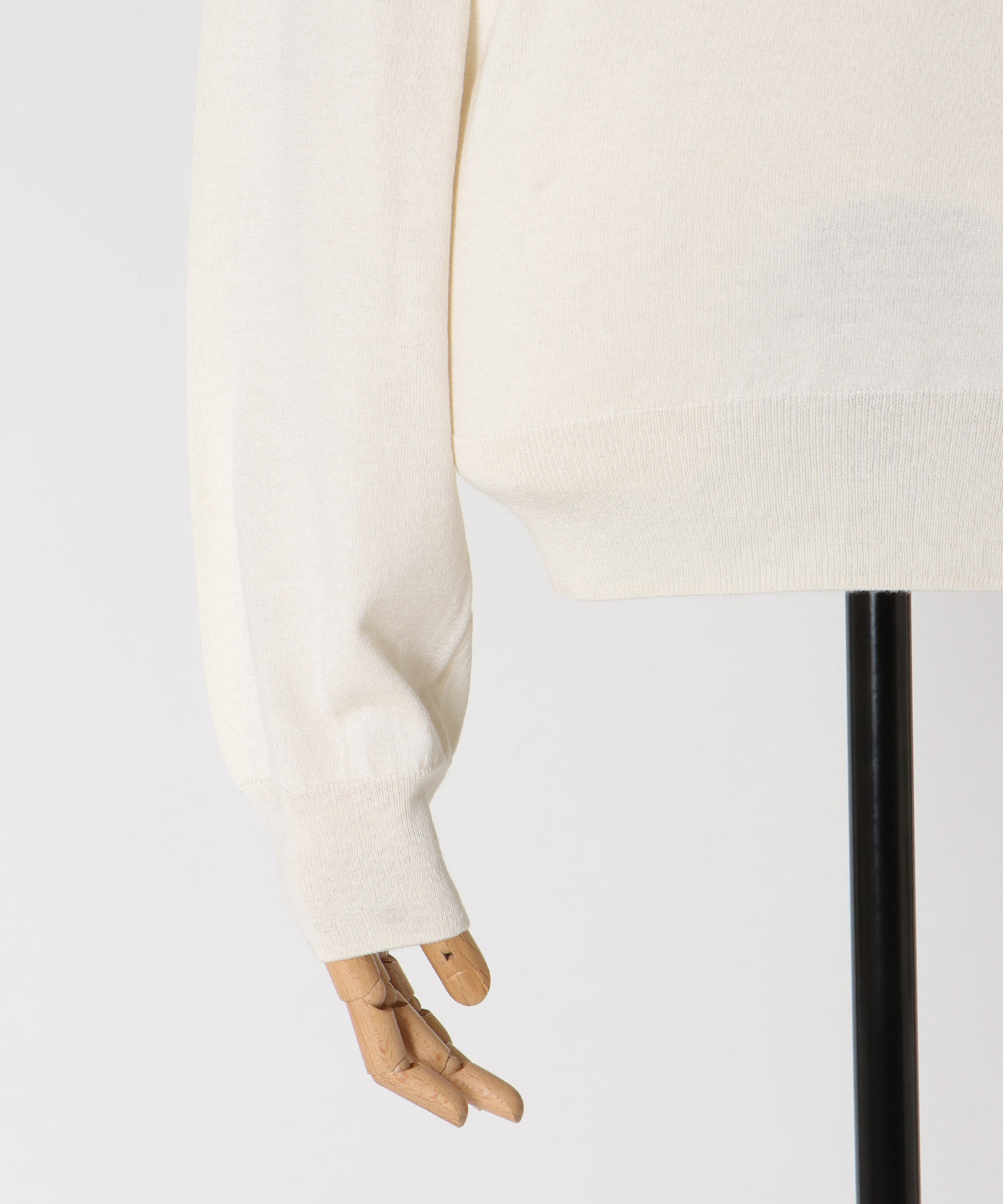 wool sijk highneck pull
