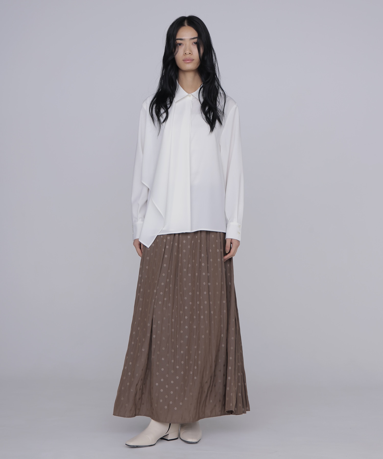 asymmetry drape shirt