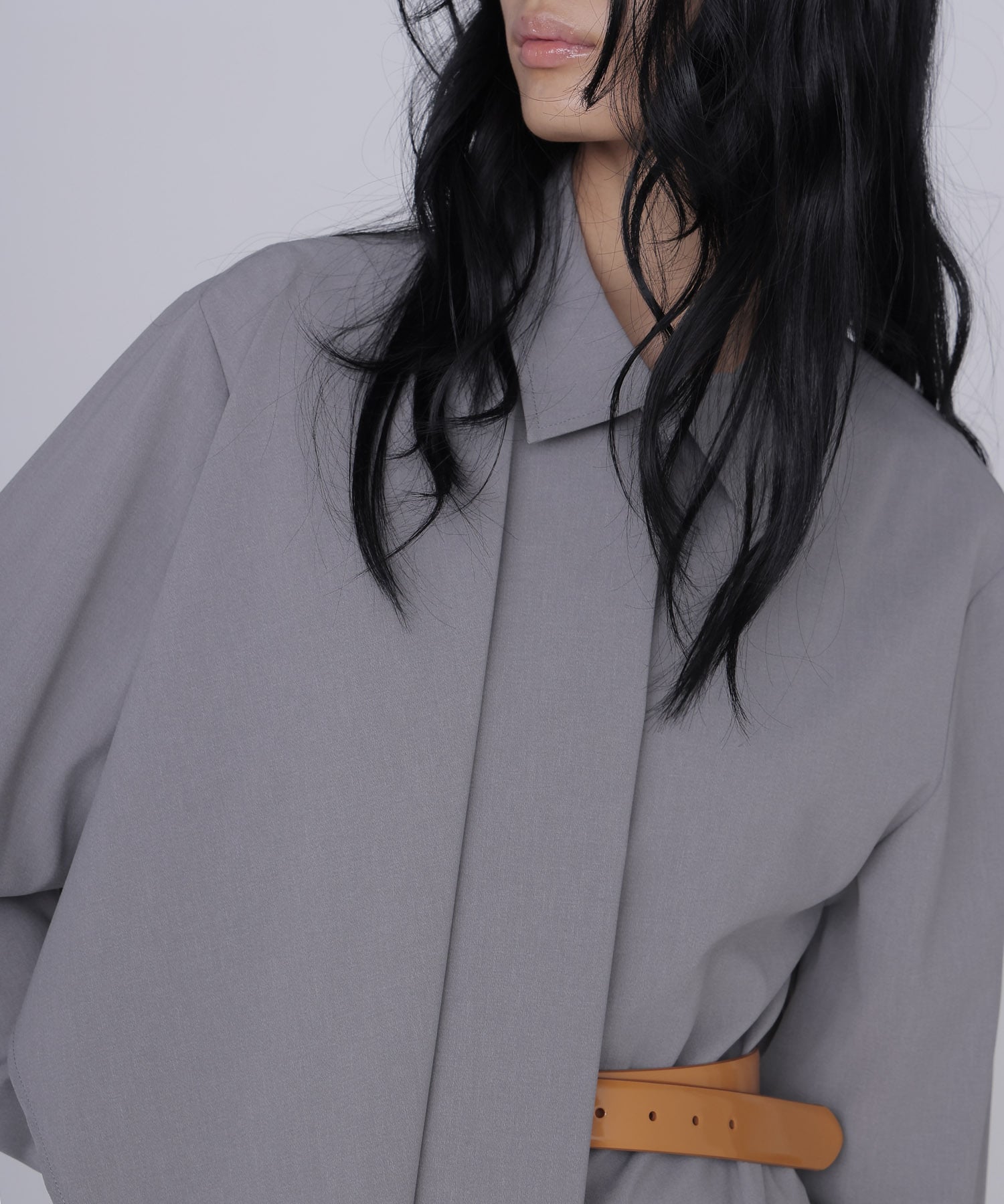 asymmetry drape shirt