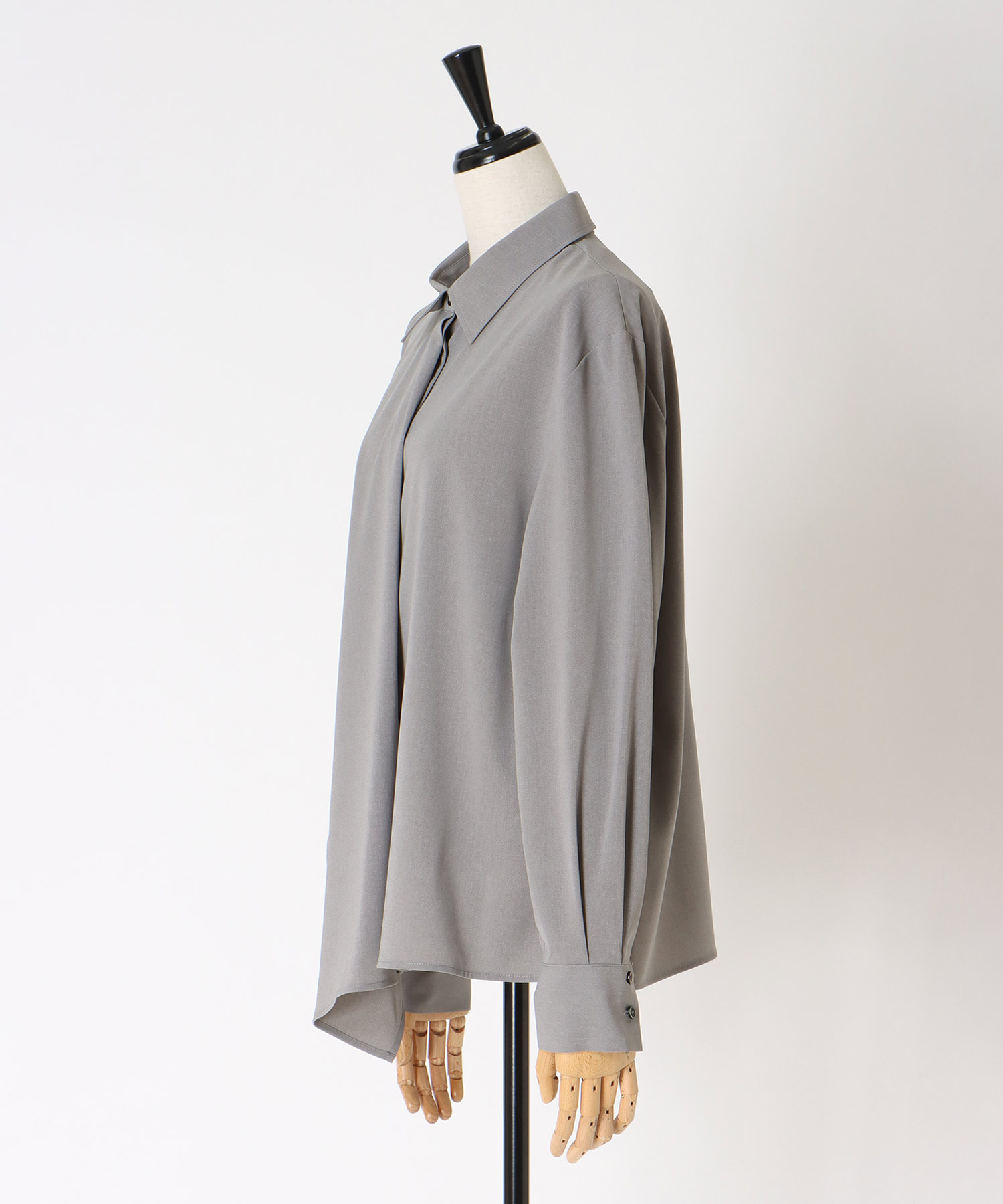 asymmetry drape shirt