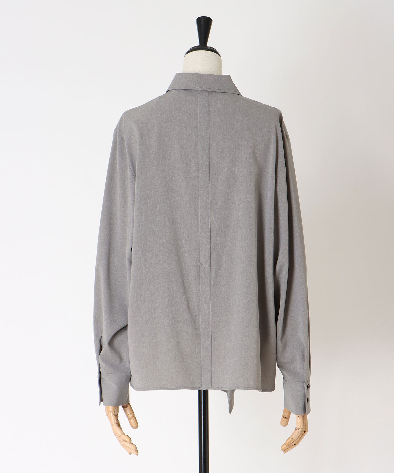 asymmetry drape shirt